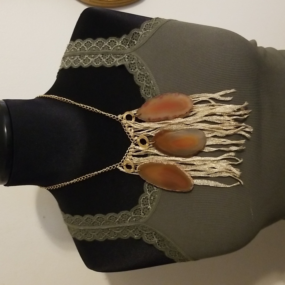 Sparkling Sage Necklace